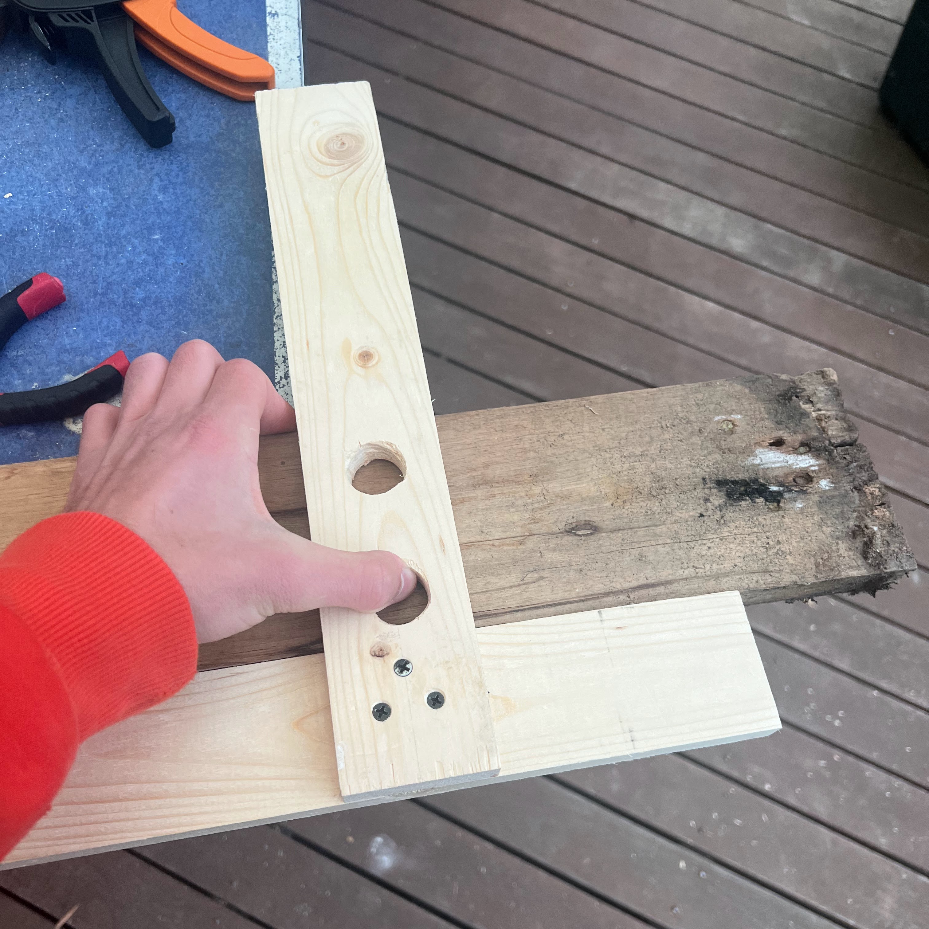 Real life build of the circular saw guide